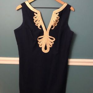 Lilly Pulitzer Janice Shift Dress in Navy
